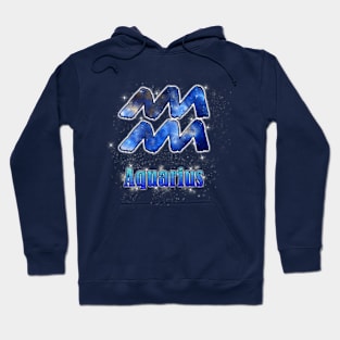 Aquarius Zodiac sign Hoodie